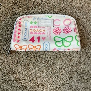 Coach cosmetic bag